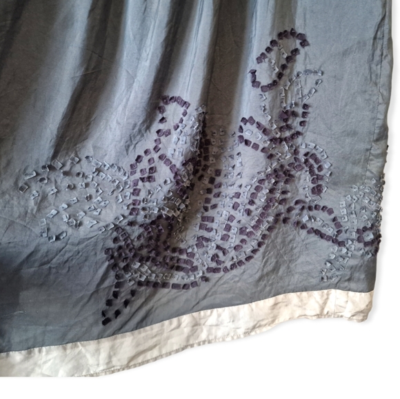 Day Birger Et Mikkelsen Dailly Couture Grey Ombre 100% Silk Tunic Dress Size 12 - Picture 5 of 10